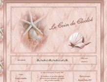 Tablet Screenshot of chezclocloe.com
